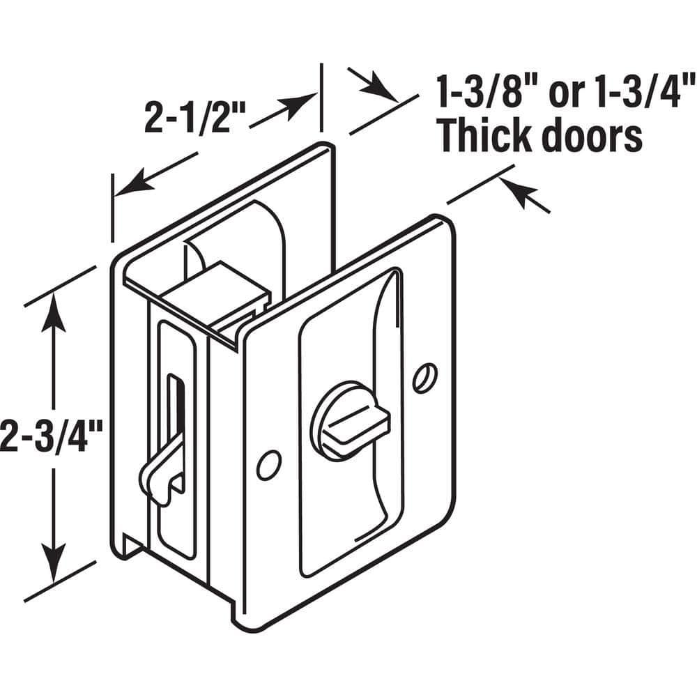Delaney Hardware Passage Pocket Door Lock