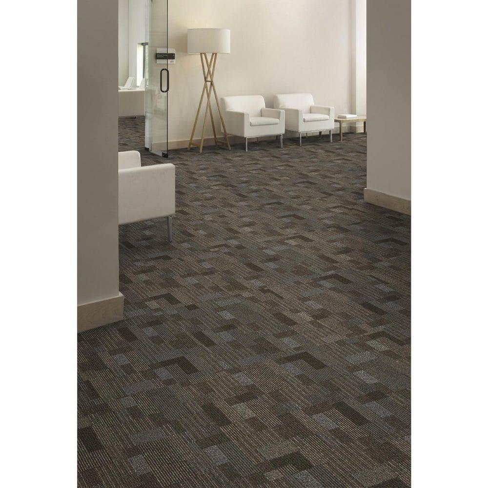 Mohawk Basics 24" x 24" Carpet Tile Sample with EnviroStrand™ PET Fiber in Coffee (1 piece)