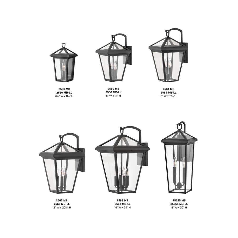 Hinkley Lighting - Three Light Wall Mount - Alford Place - 3 Light Large Outdoor