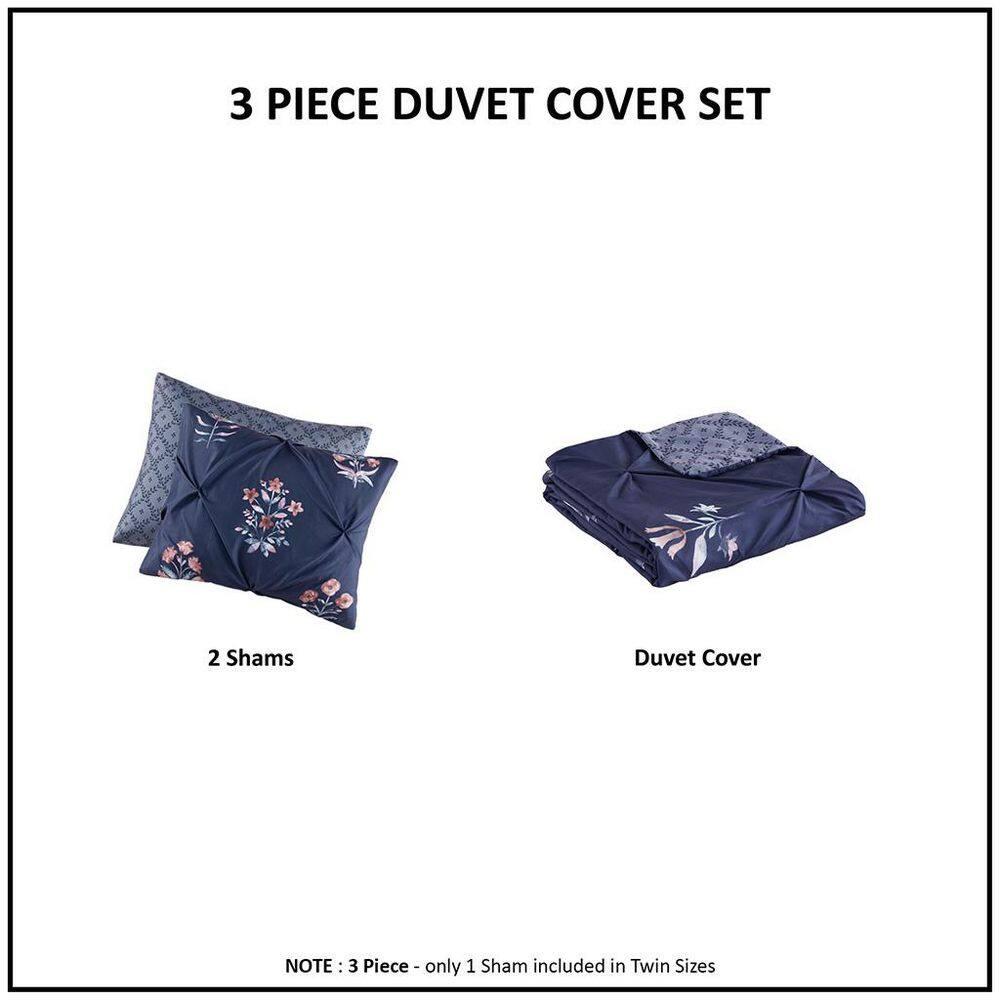 Madison Park Marfa 3 Piece Pintuck Duvet Cover Set | Wayfair