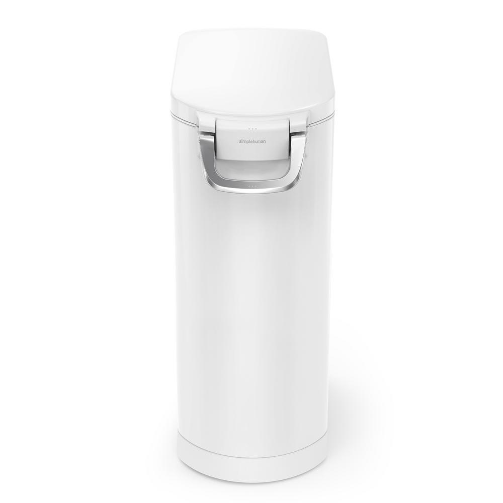 simplehuman Pet Food Storage Container Stainless Steel for Dog Food, Cat Food, and Bird Feed
