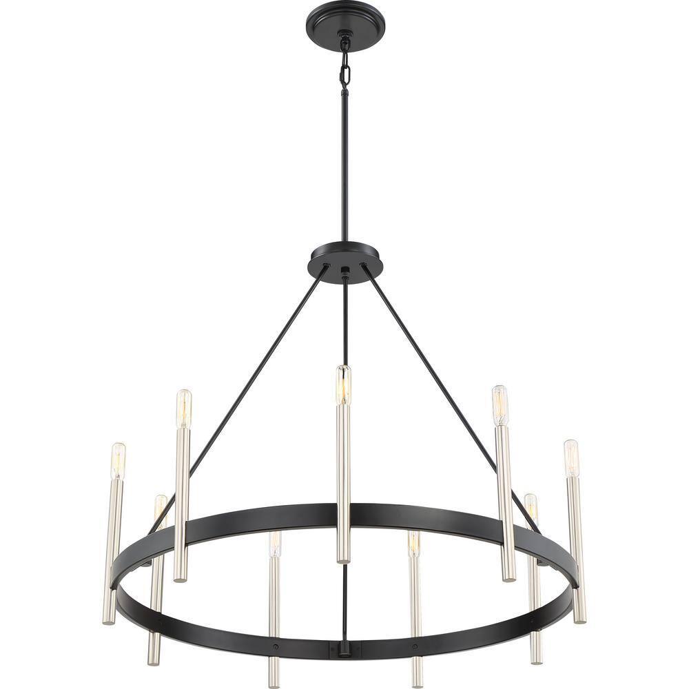 Quoizel Lighting Anthem 9 - Light Chandelier in  Mystic Black