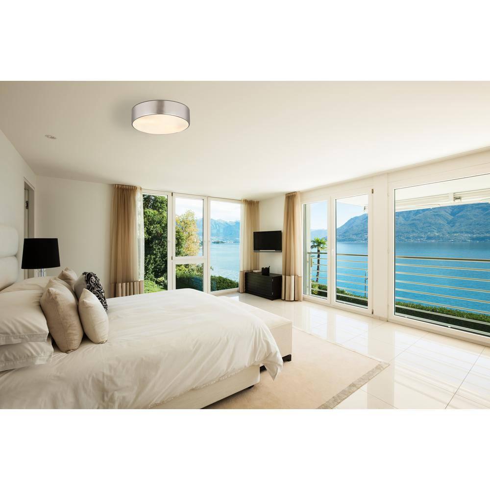 Z-Lite Harley 4 - Light Flush Mount in  Brushed Nickel
