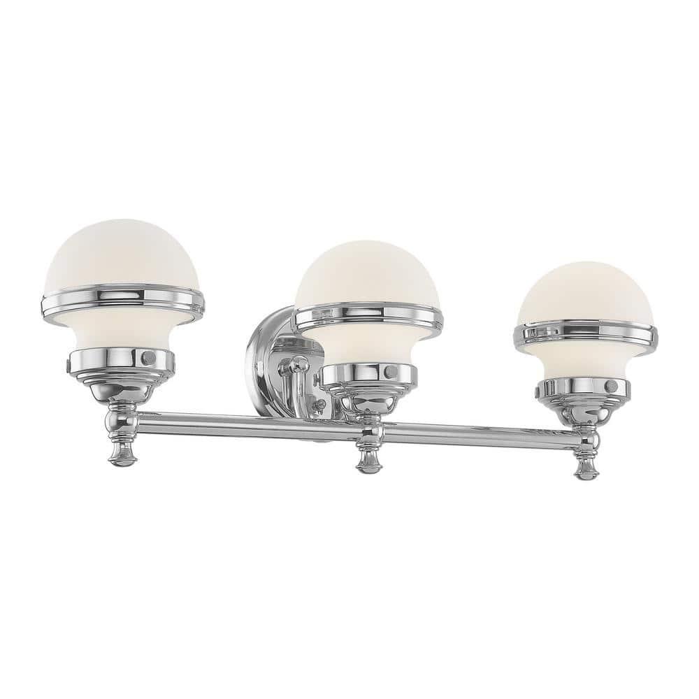 Livex Lighting Oldwick 3 - Light Vanity in  Polished Chrome