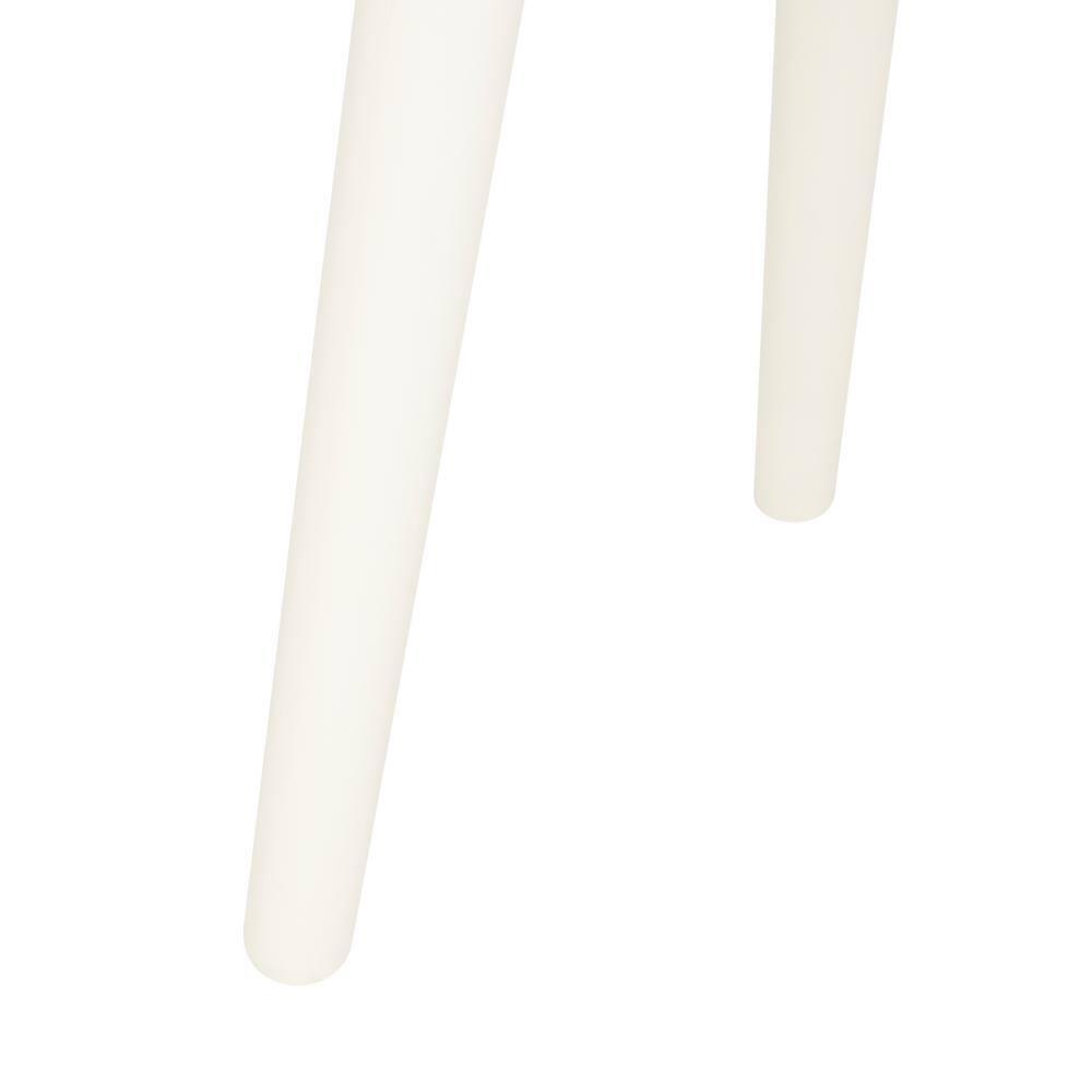 Orion Round Accent Table - Vintage White - Safavieh.
