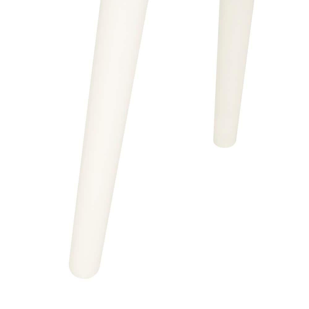 Orion Round Accent Table - Vintage White - Safavieh.