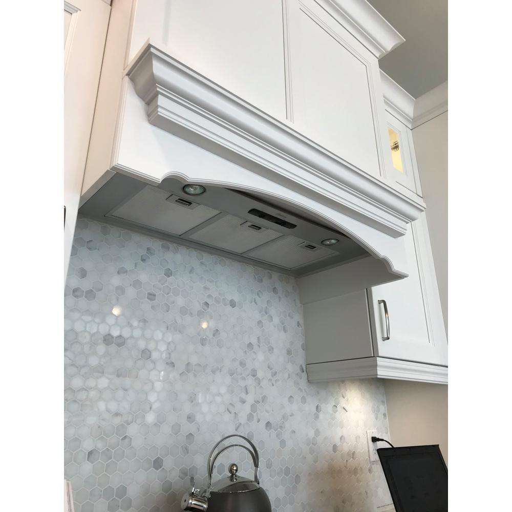 Cyclone Stainless Steel 550 CFM Ducted (Vented) Insert Range Hood with Mesh Filter