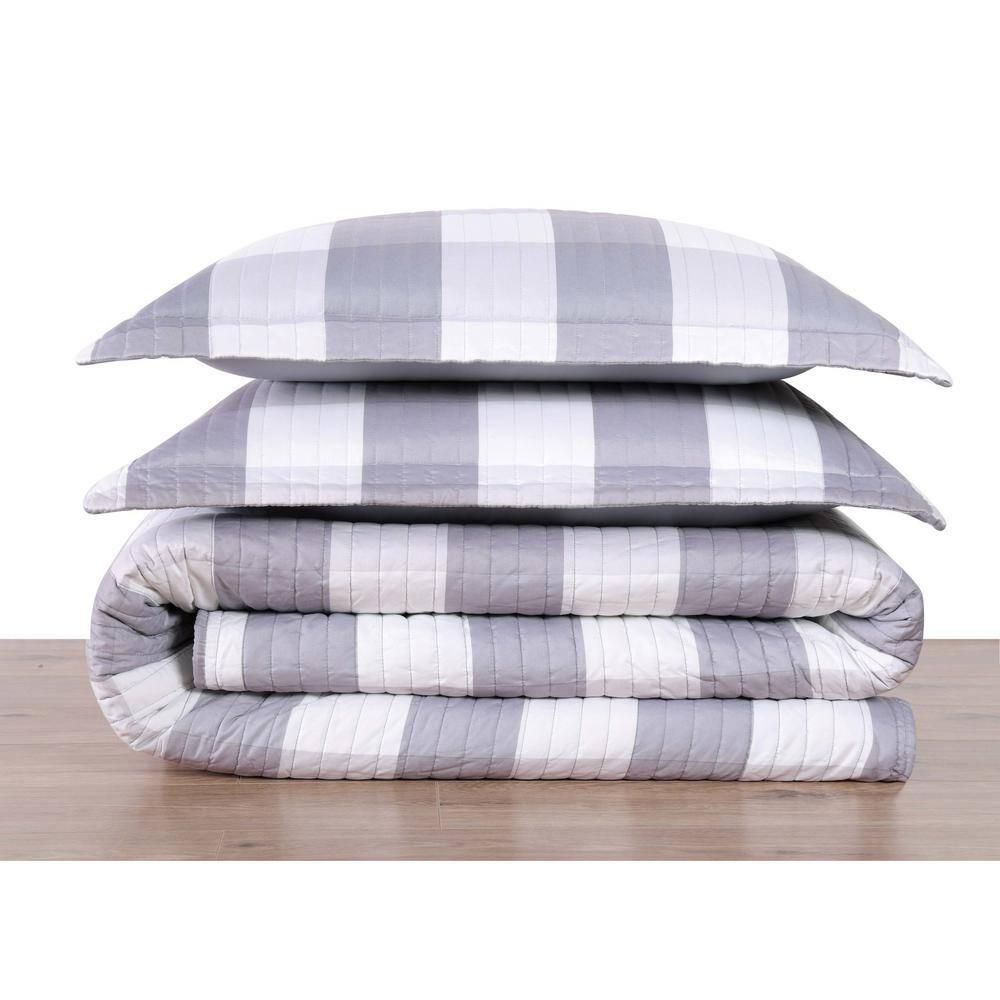Truly Soft Buffalo Plaid Farmhouse / Country Plaid Quilt Set