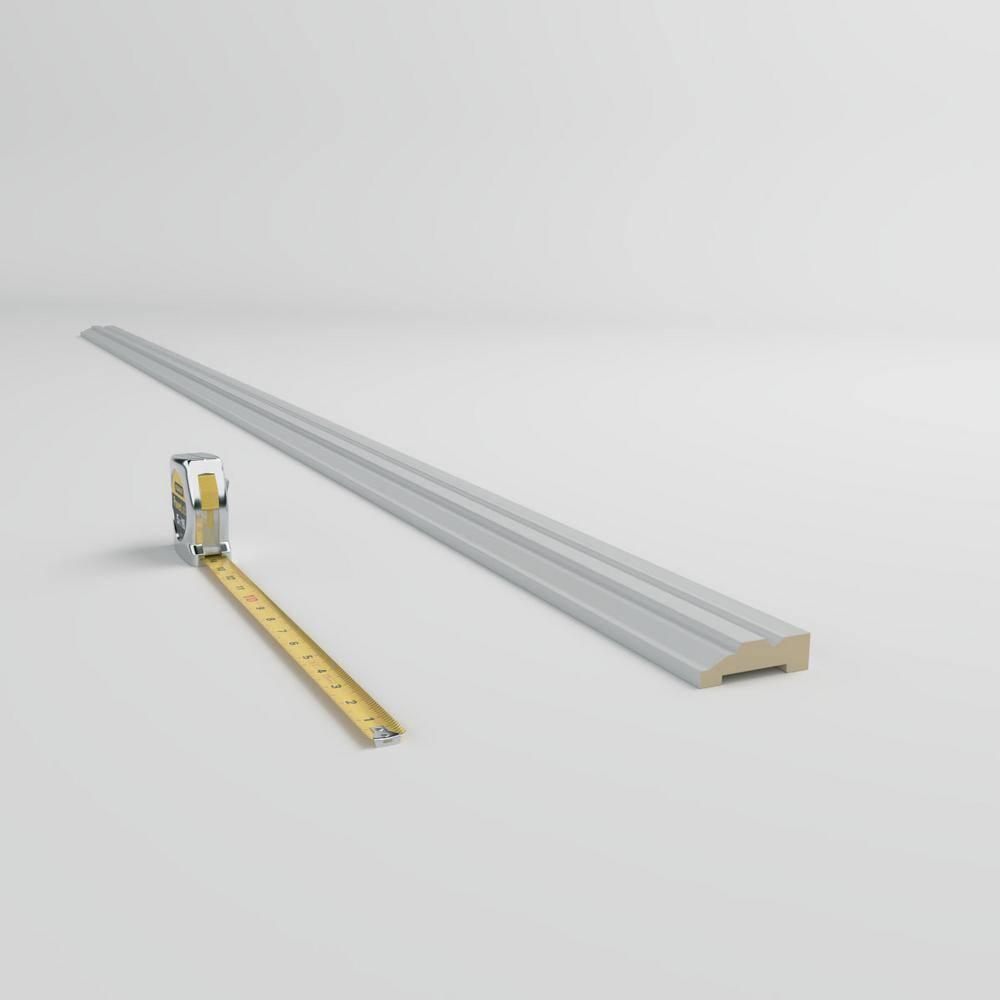 Ekena Millwork Endurathane Hillsborough Window & Door Casing, 2 5/8"H x 5/8"P x 94 1/2"L, Factory Primed