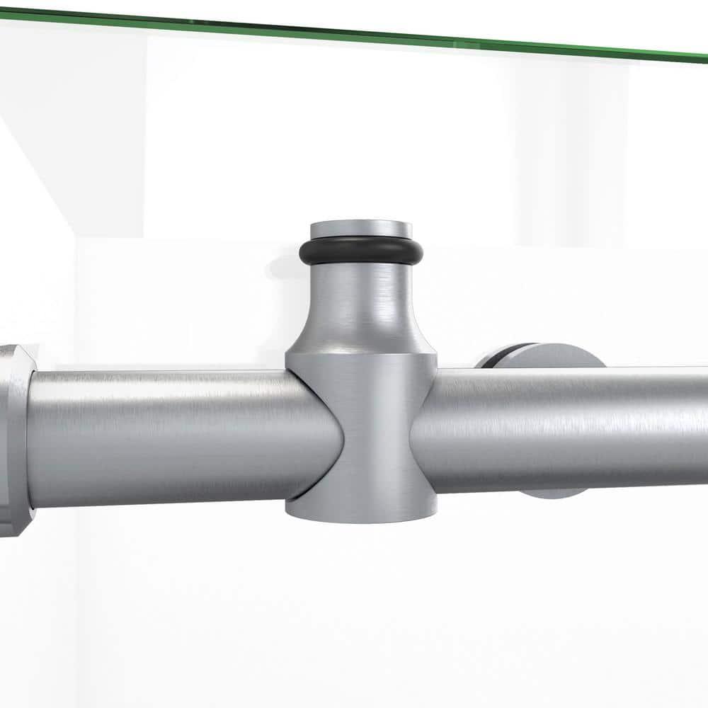 DreamLine 72.38" W x 34.5" D x 76" H Frameless Rectangle Sliding Shower Enclosure SE6172F340VDX07