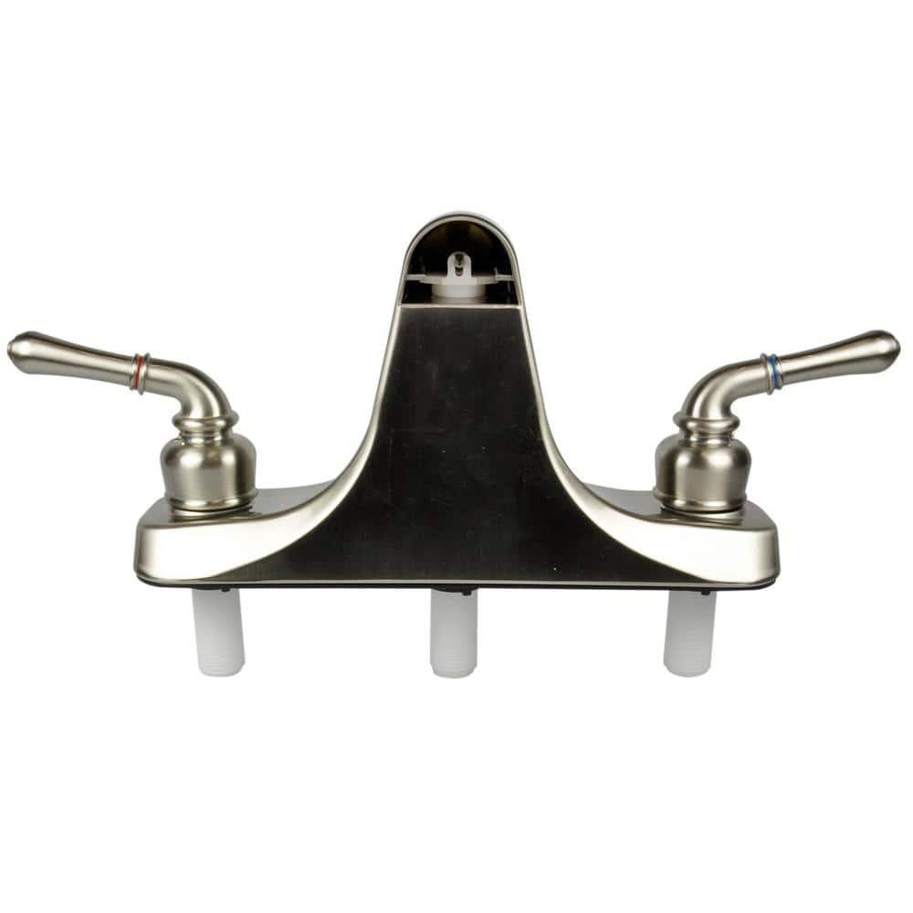 DANCO Lever-Style Mobile Home Center-Set Tub/Shower Faucet, Brushed Nickel, 8-Inches (10883X)