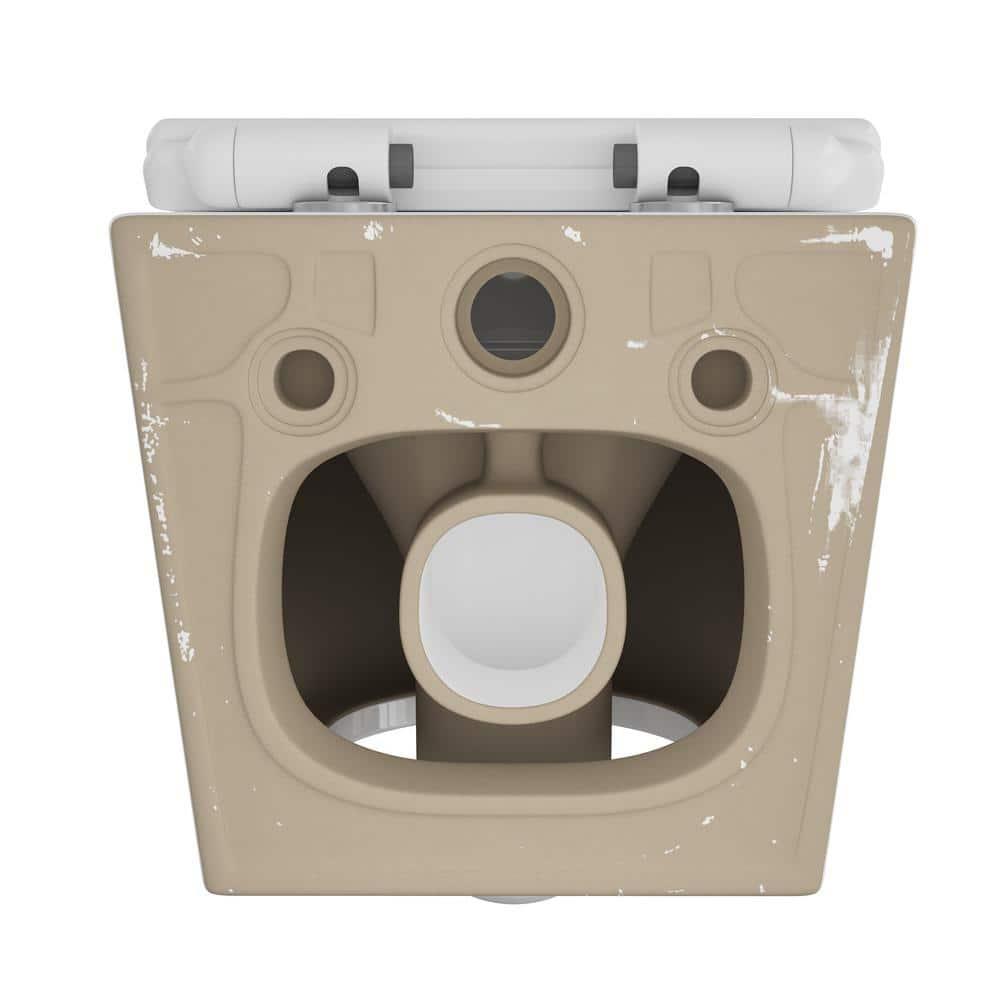 Hampton Elongated Wall Mount Toilet Wall Hung Toilet Bowl