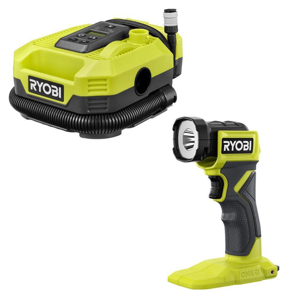 Ryobi 18V ONE+ DUAL FUNCTION DIGITAL Inflator/Deflator, PCL031B