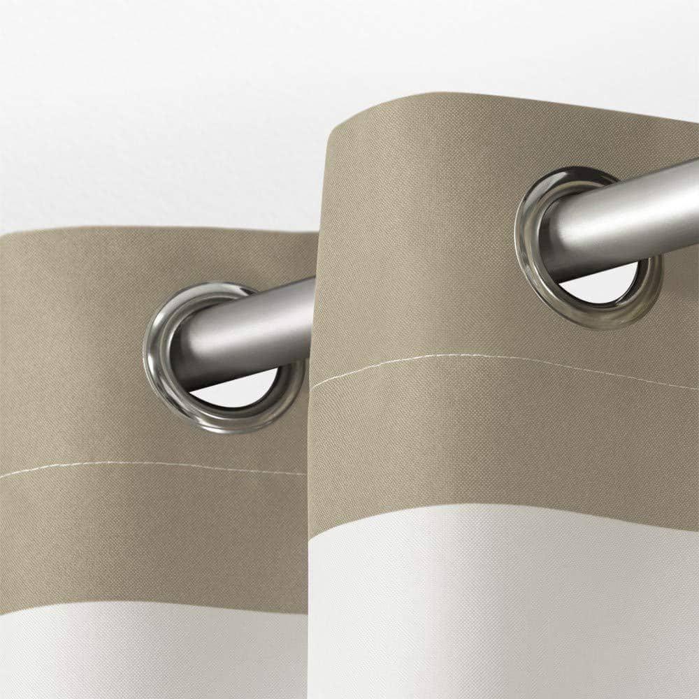 Longshore Tides Agim Polyester Semi Sheer Curtain Pair (Set of 2)