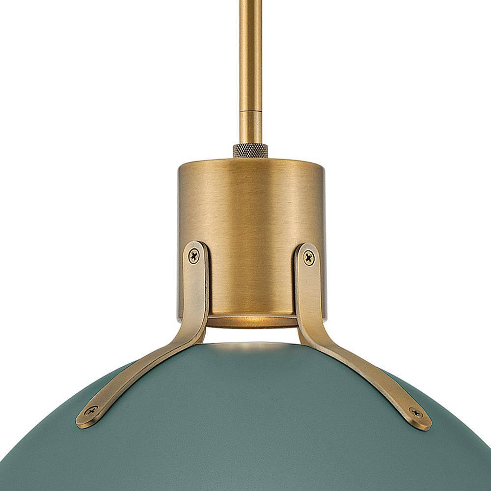 14 Inch 6.5W 1 Led Small Pendant-Sage Green Finish Hinkley Lighting 3487Sgn