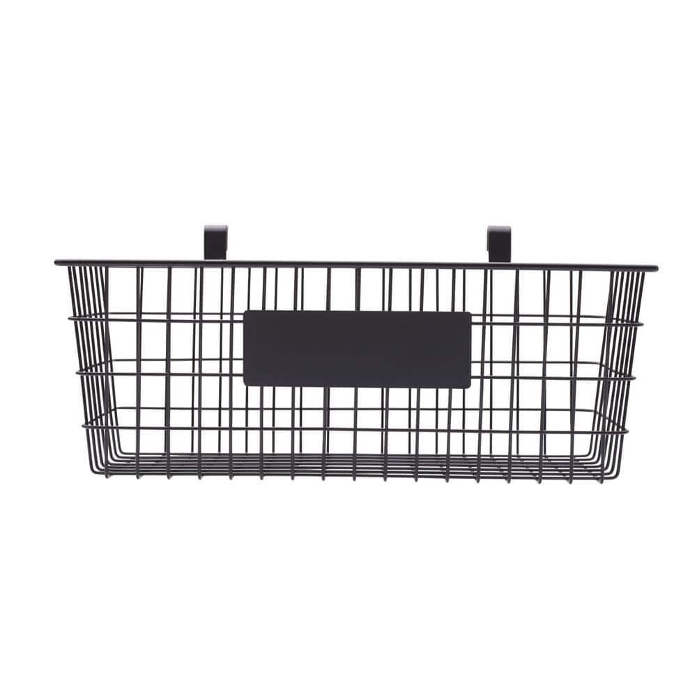 Gourmet Basics by Mikasa Gourmet Basics By Mikasa Mercato Adjustable 2 Or 3 Tier Standing Storage Fruit Basket Rack With Wheels, Black