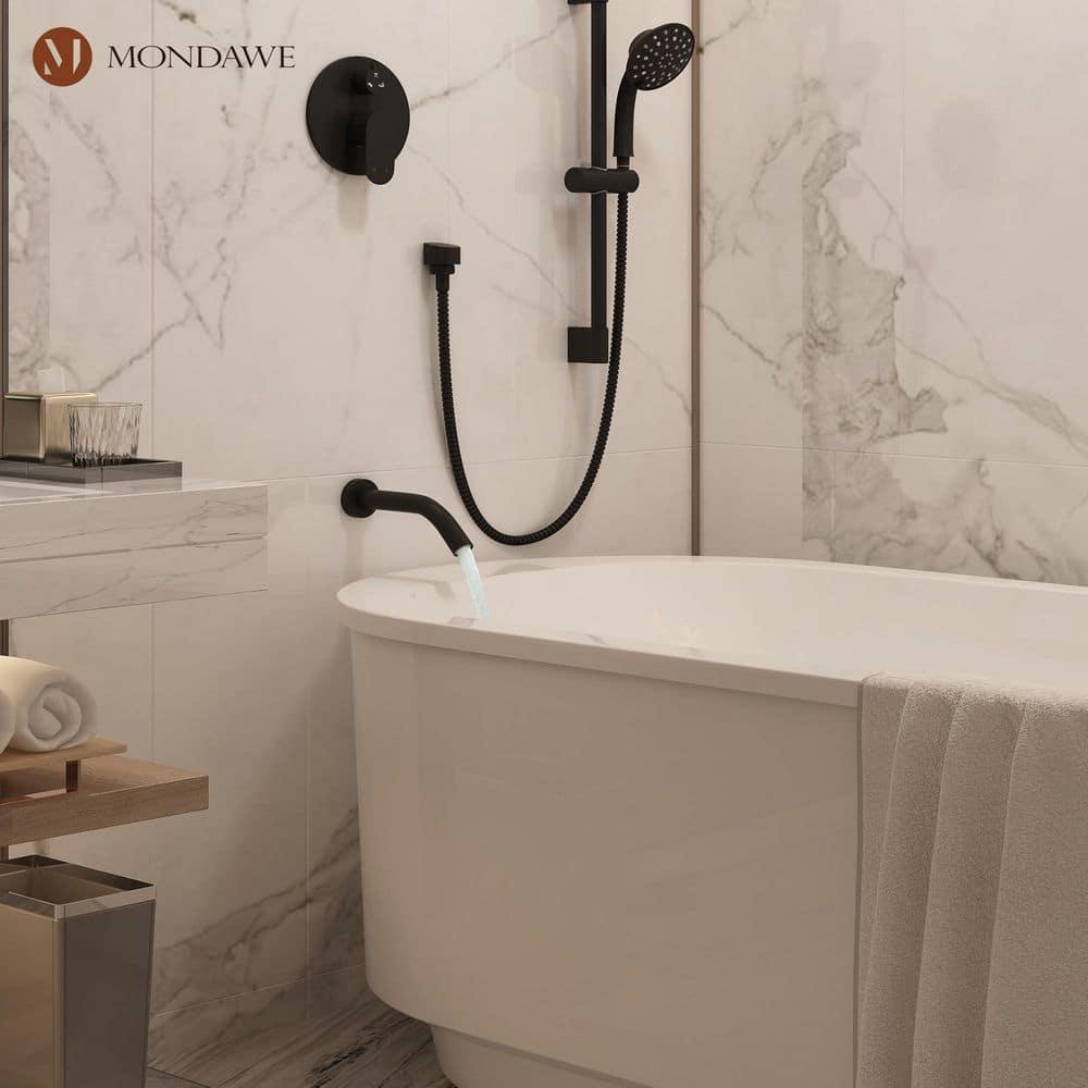 Calliope Wall Mounted 3 Function Retro Shower System with 3 Setting Handheld