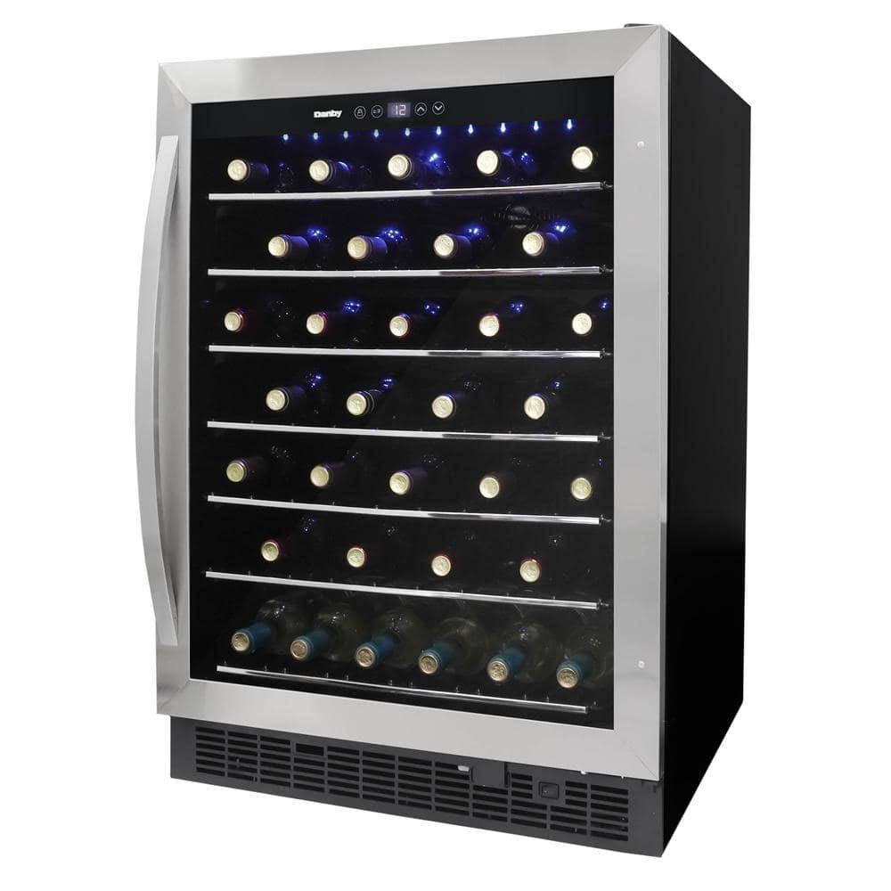 Danby Danby Single Zone 23.8'' Built-In 60 Bottle Wine Refrigerator with Reversible Door