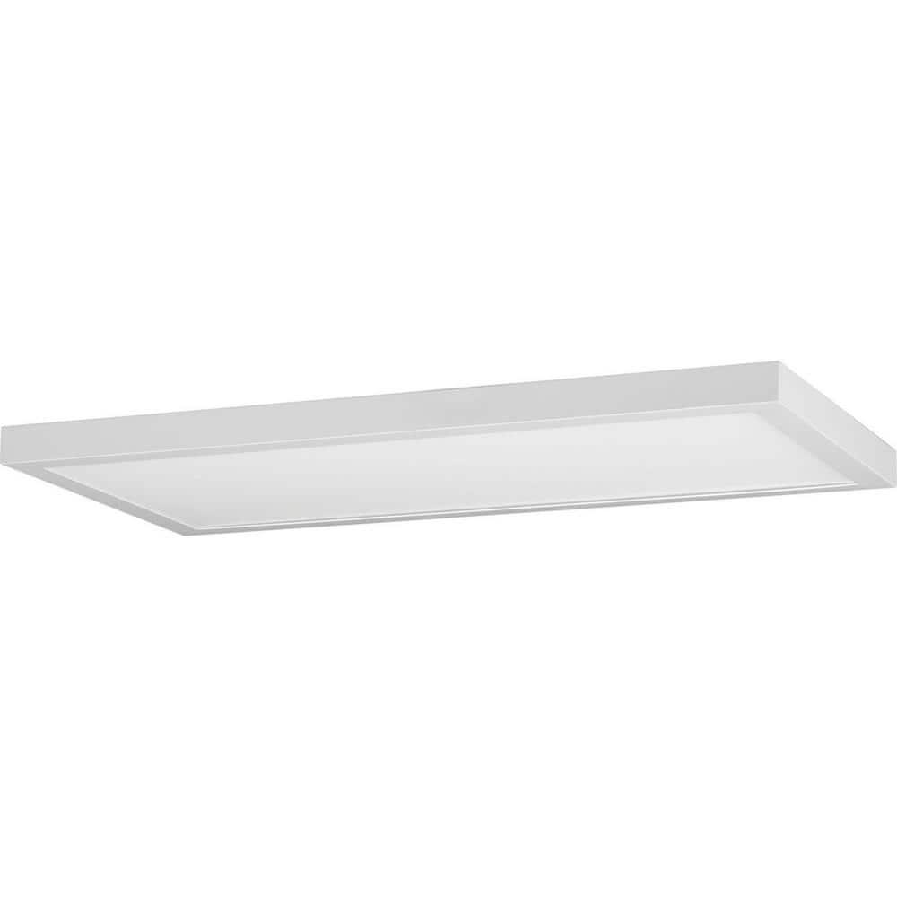Progress Lighting, Everlume Collection, 1-Light, LED Linear Panel Light, Satin White, Frosted Polycarbonate Shade