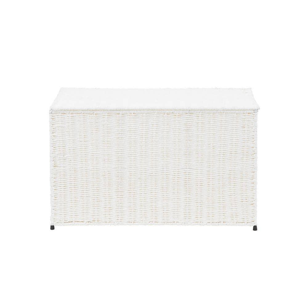 Household Essentials Woven Wicker Storage Chest