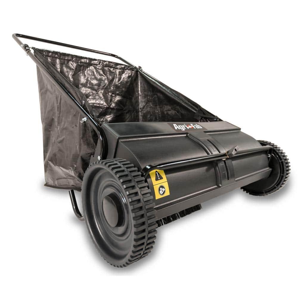 Agri-Fab 26" Black Carbon Steel Push Lawn Sweeper