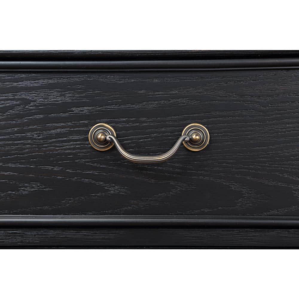 Coaster Celina Traditional 3-drawer Wood Nightstand Bedside Table Black