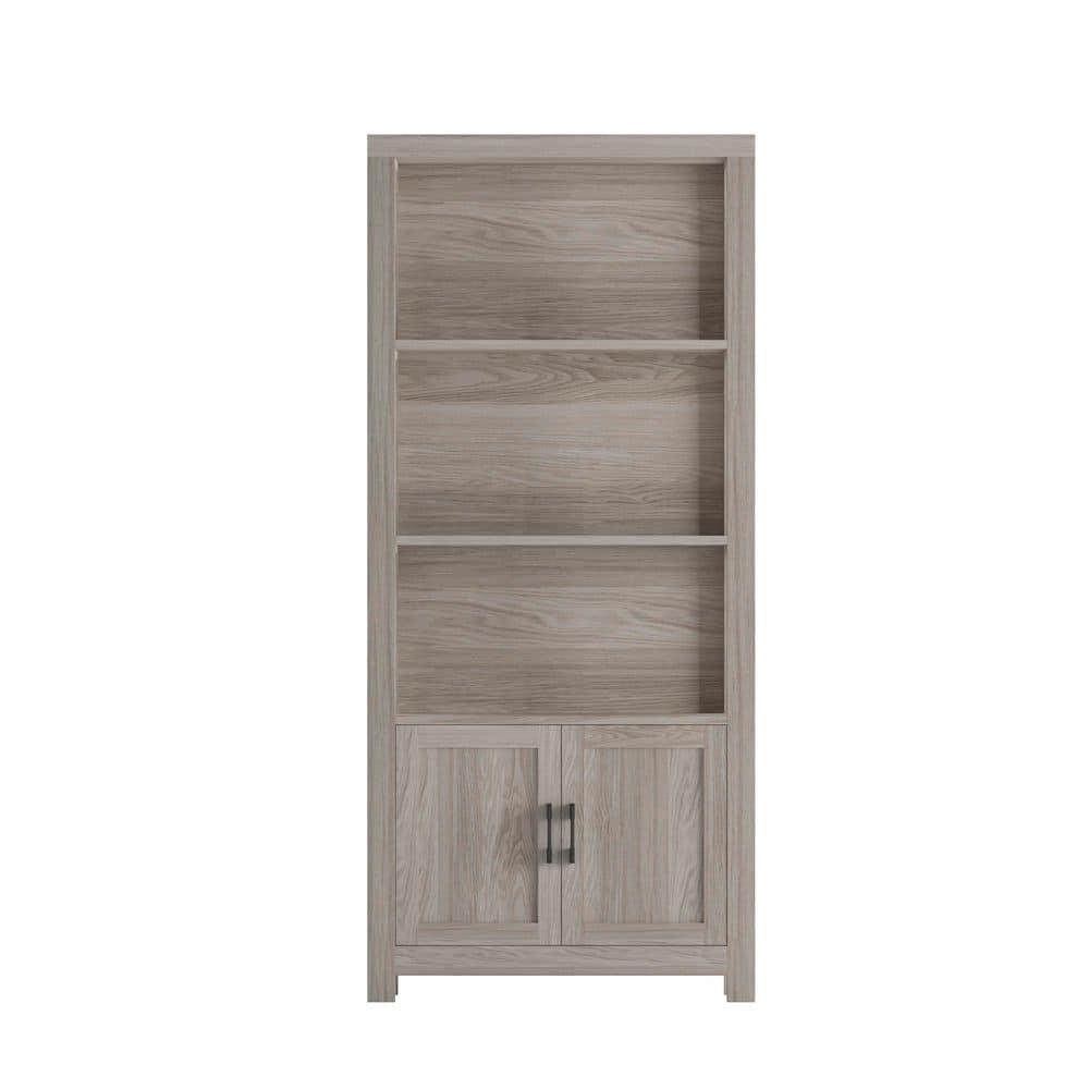 Martha Stewart Teague Martha Stewart 68" Shaker Bookcase with Storage Cabinet