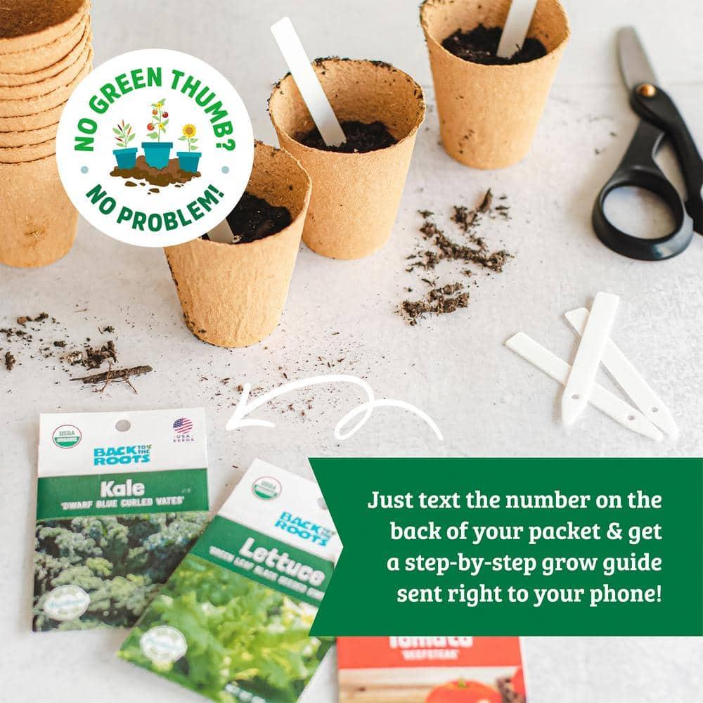 Back to the Roots 10pk Organic Beginners Garden Seeds