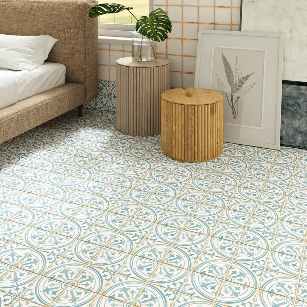 Casablanca 5" x 5" Ceramic Patterned Floor Use Tile