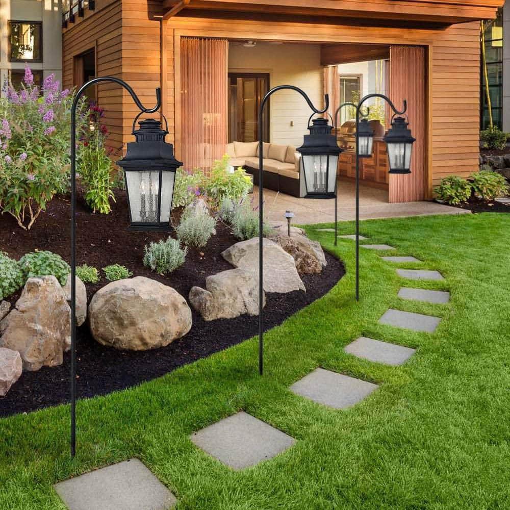 Shepherds Hooks for Outdoor Garden Stakes
