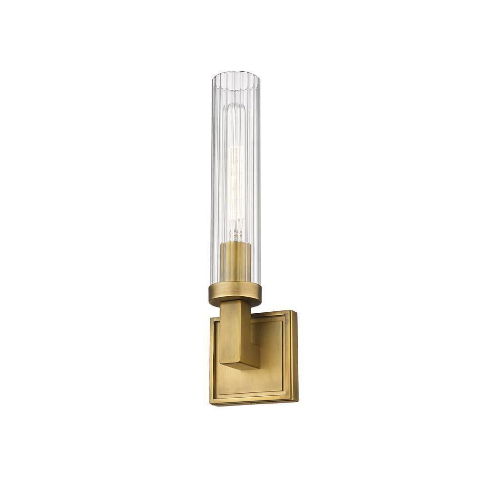 Z-Lite Beau 1 - Light Wall Light in  Rubbed Brass