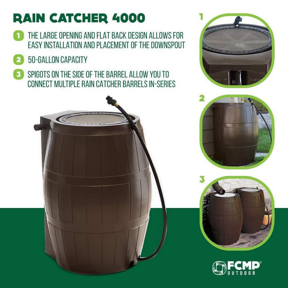 FCMP Outdoor FCMP Outdoor Rain Water Catcher Barrel Container