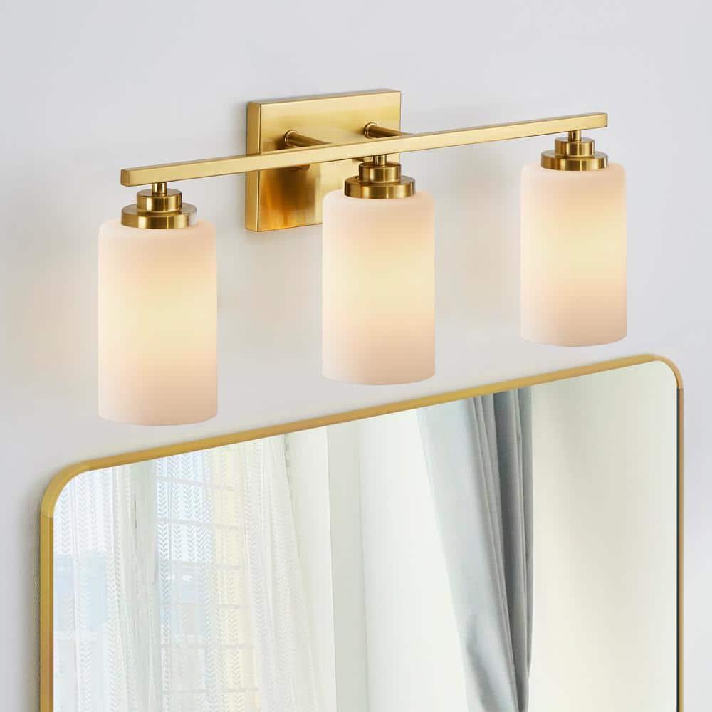 Kawoti Vanity Light With Frosted White Glass