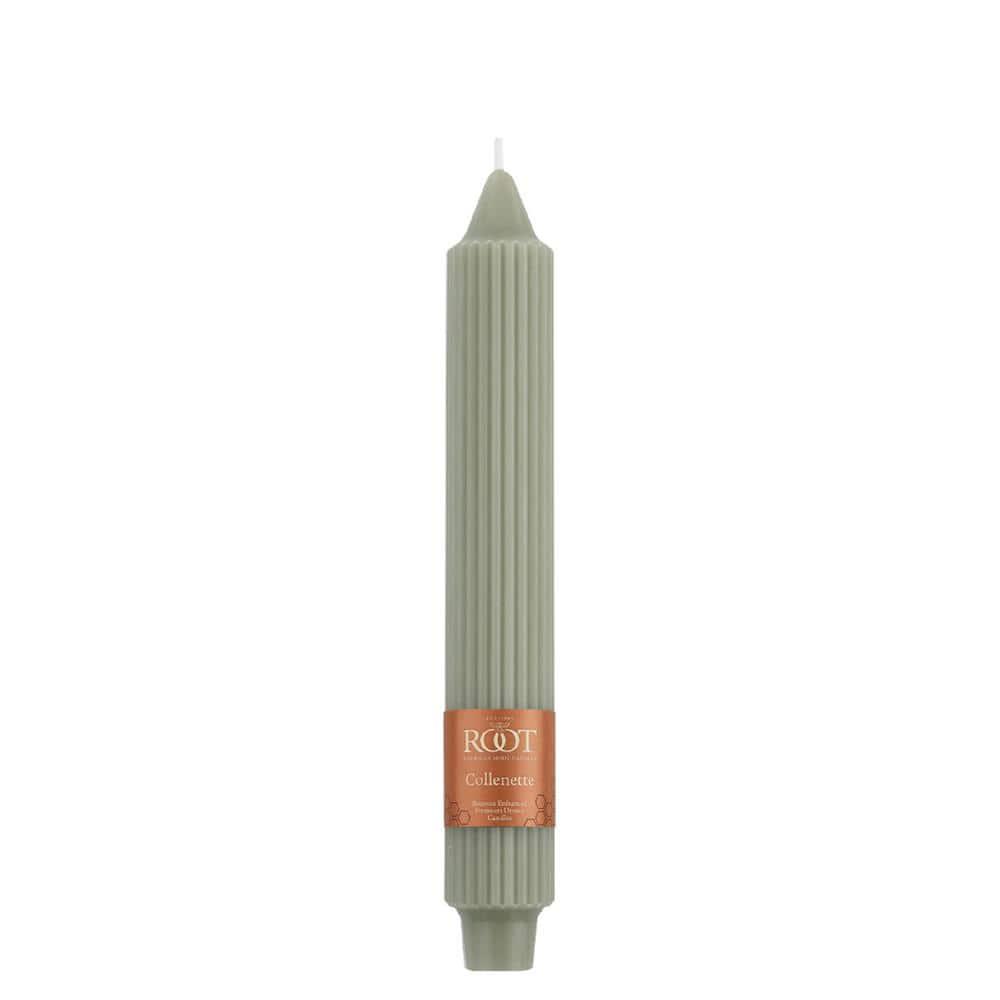 Grecian Collenette Unscented Taper Candle