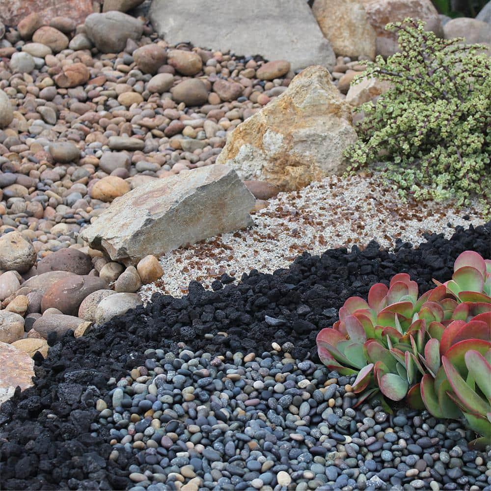 Landscape Rock & Pea Gravel, Decorative Garden Stones for Landscaping 3/8"