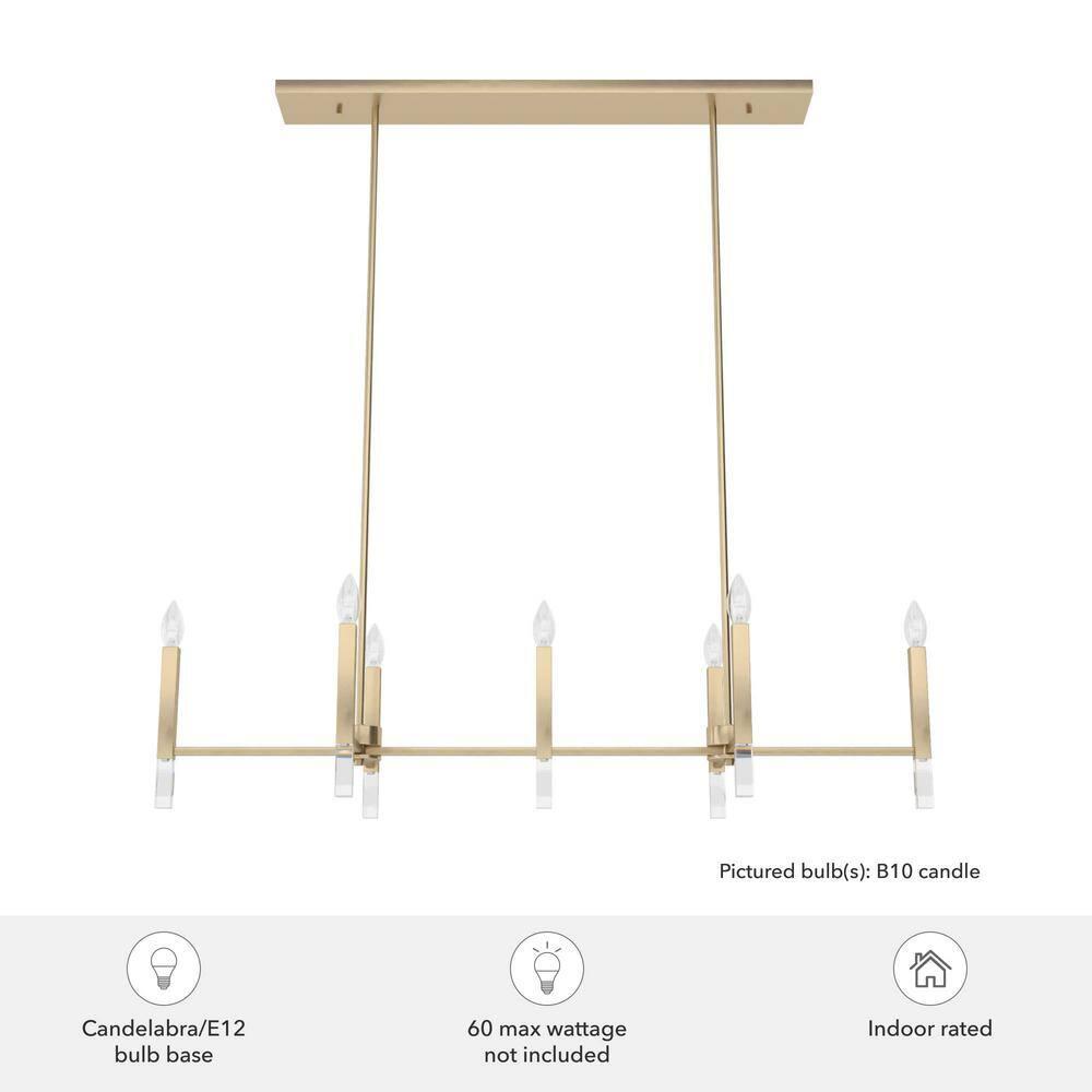 Hunter Fan Sunjai 7 Light Linear Ceiling Light Fixture