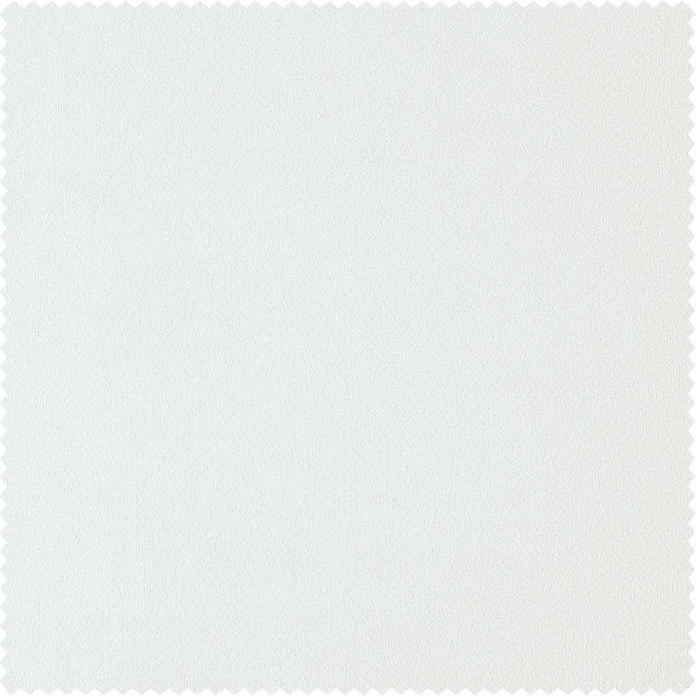 Exclusive Fabrics  Signature Extra Wide Blackout Velvet Curtain (1 Panel) Primary White 100 x 96 96 Inches