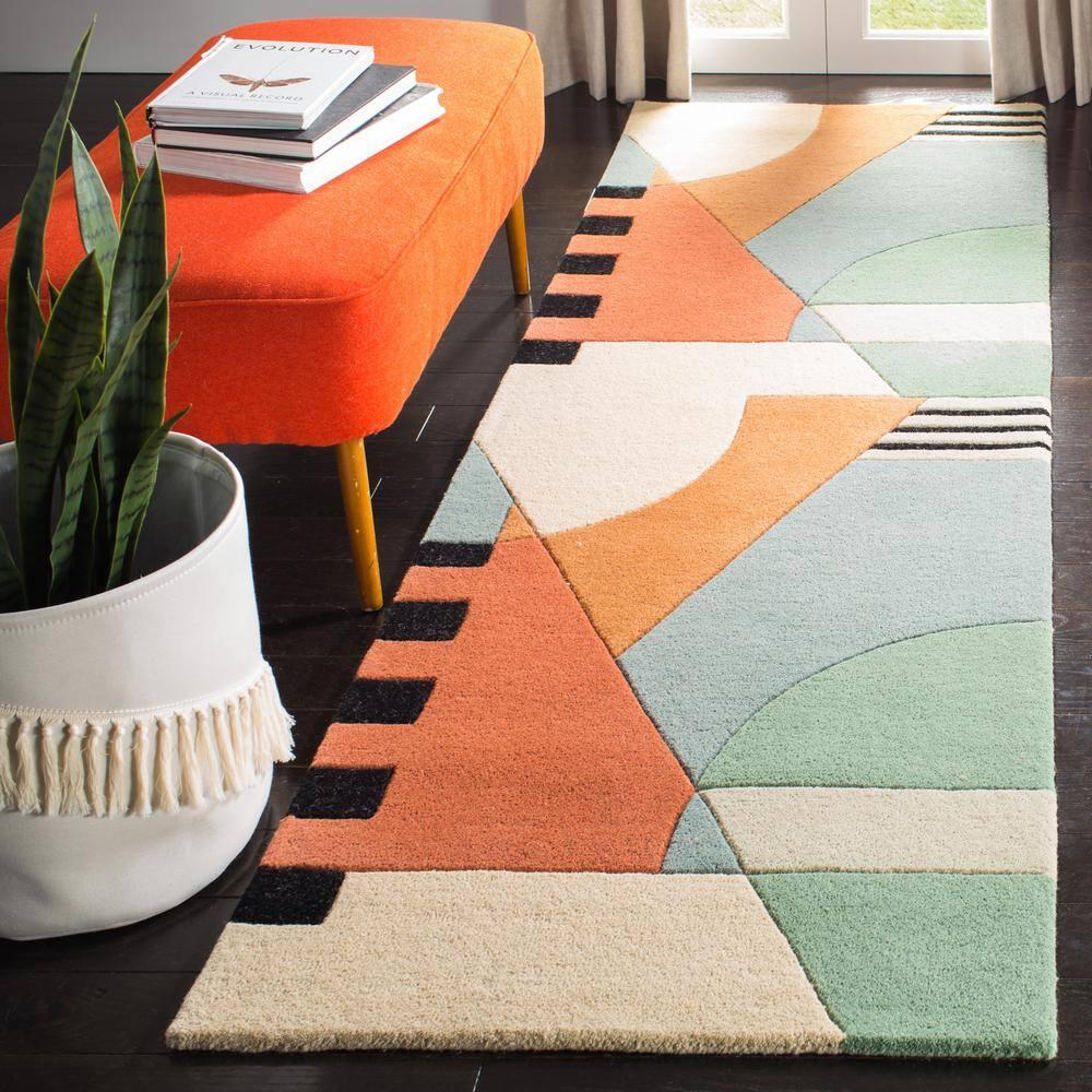 Rodeo Drive RD863 Hand Tufted Runner Rug - Gold - 2'6"x16' - Safavieh.
