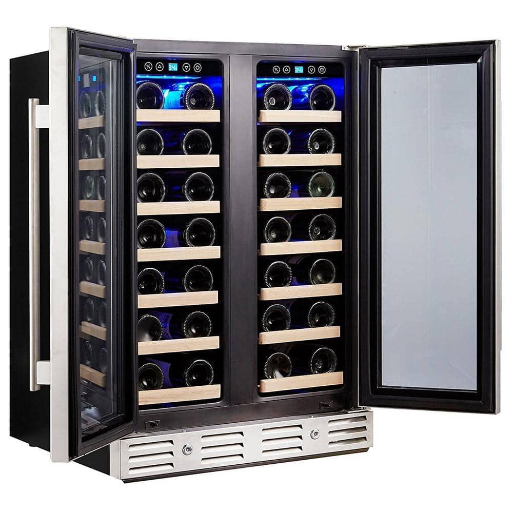 Kalamera Kalamera 40 Bottle Dual Zone Built-In Wine Refrigerator
