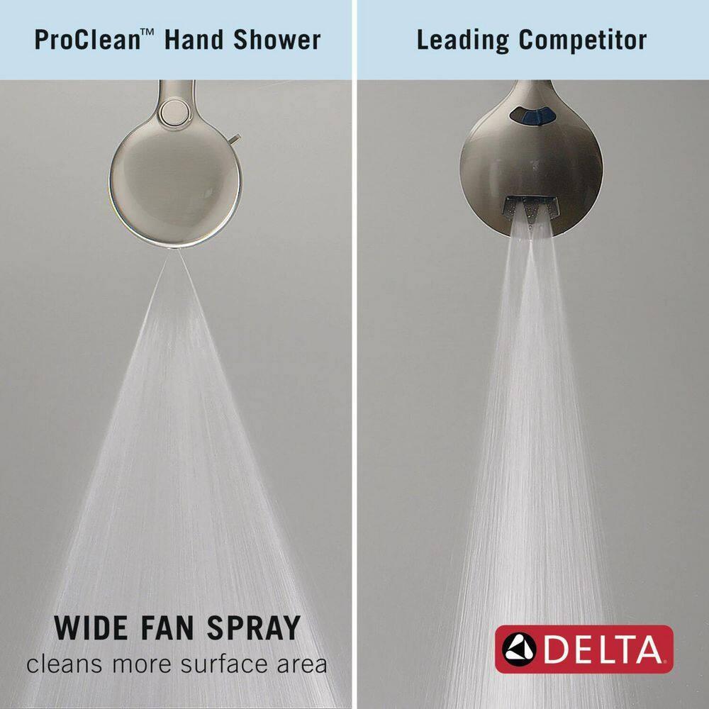 Delta 75419 5-Setting HydroRain 2-in-1 Dual Shower Head with ProClean Spray