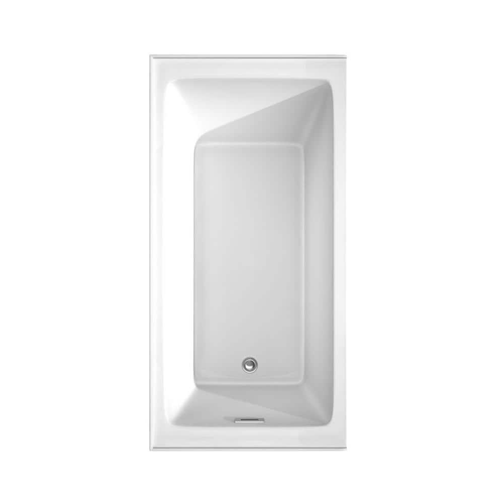 Grayley 60'' x 30'' Alcove Soaking Acrylic Bathtub