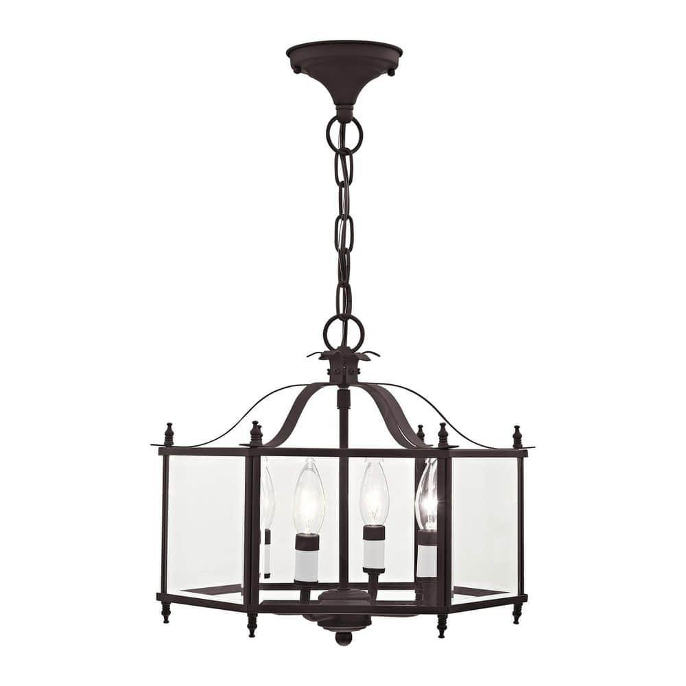 Livex Lighting Livingston 4 - Light Pendant in  Bronze