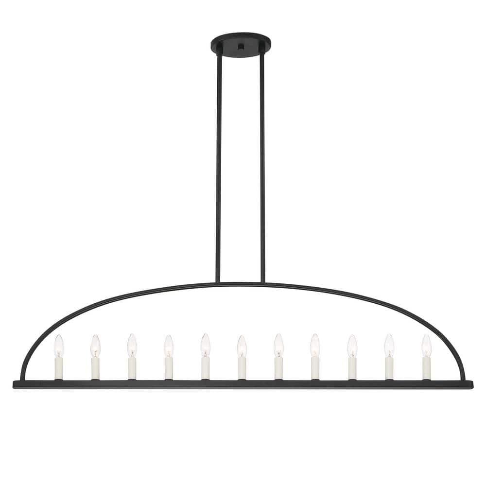 Crystorama Lighting Abbott 11 - Light Chandelier in  Black