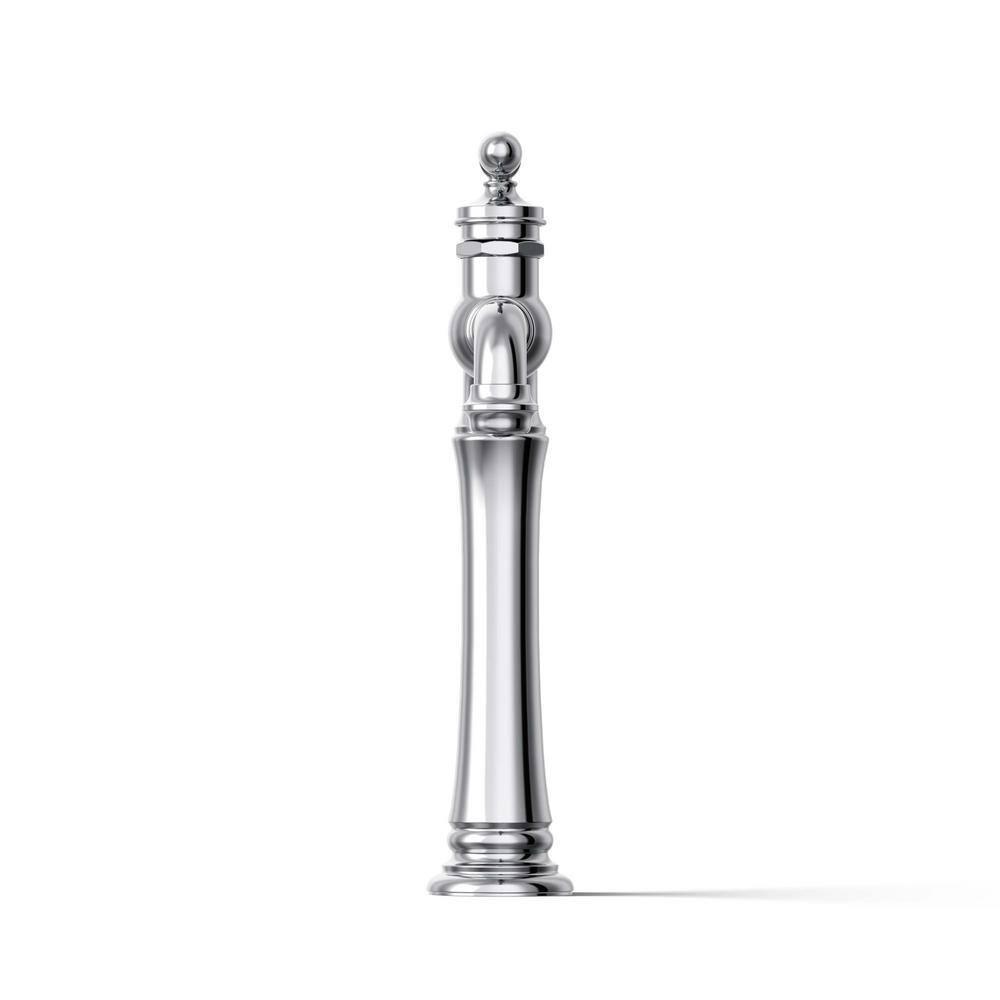 Artifacts Gentleman's Single Hole Bathroom Faucet with Drain Assemby