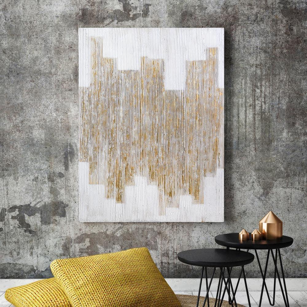 Empire Art Direct The City Textured Metallic Hand Painted Wall Art, 30" x 40" x 1.5", Ready to hang
