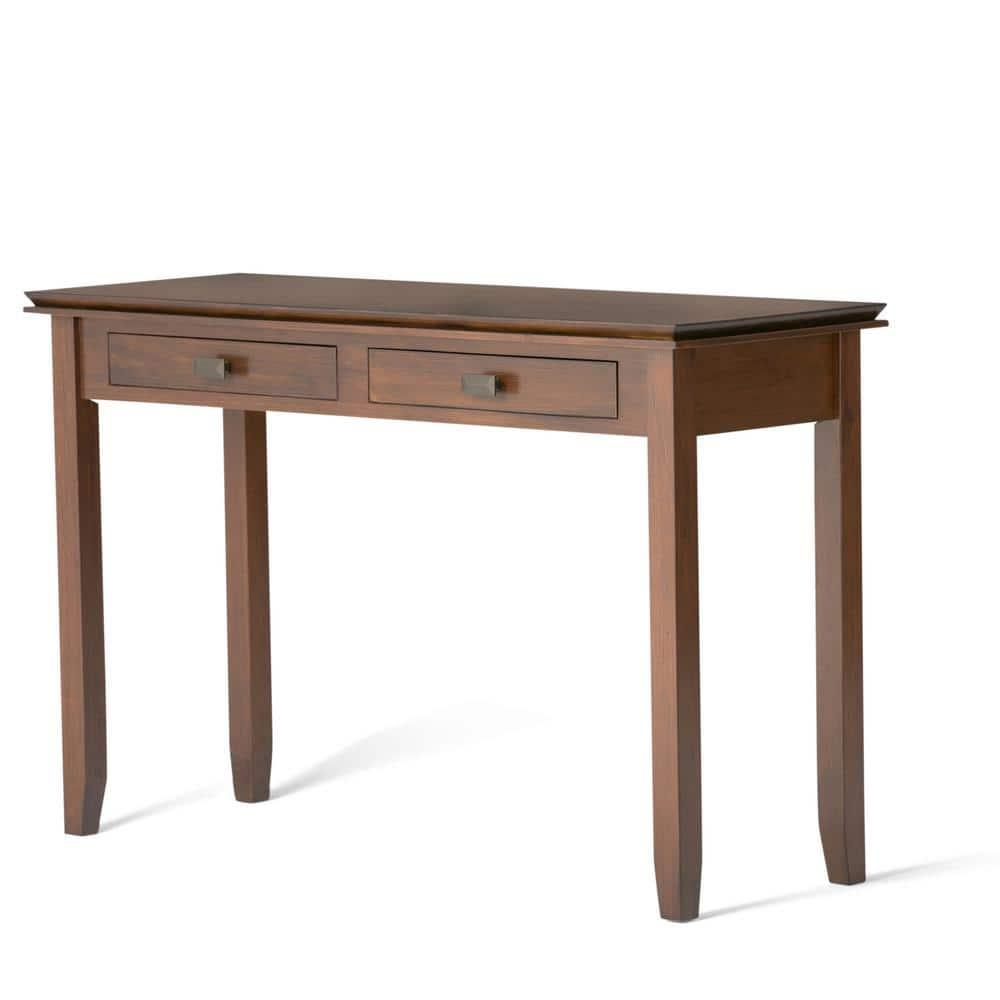 Simpli Home Artisan 46"W Solid Wood Storage Console Table with 2 Storage Drawers