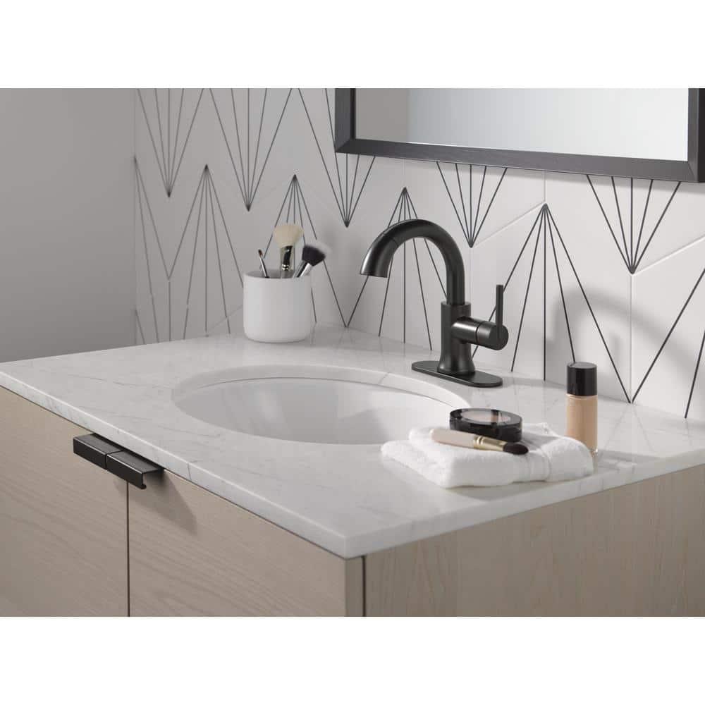 Trinsic Single Hole Pull Out Sprayer Bathroom Faucet, Single Handle Bathroom Sink Faucet