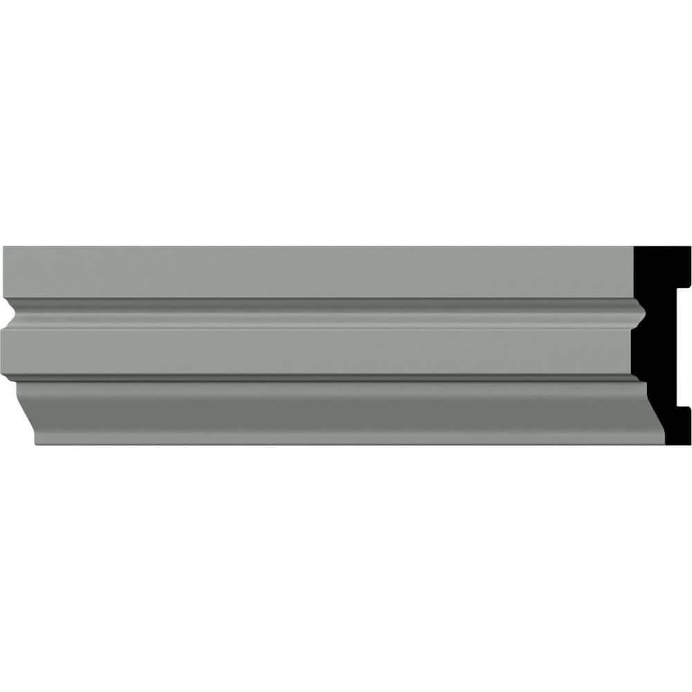 Ekena Millwork Endurathane Hillsborough Window & Door Casing, 2 5/8"H x 5/8"P x 94 1/2"L, Factory Primed