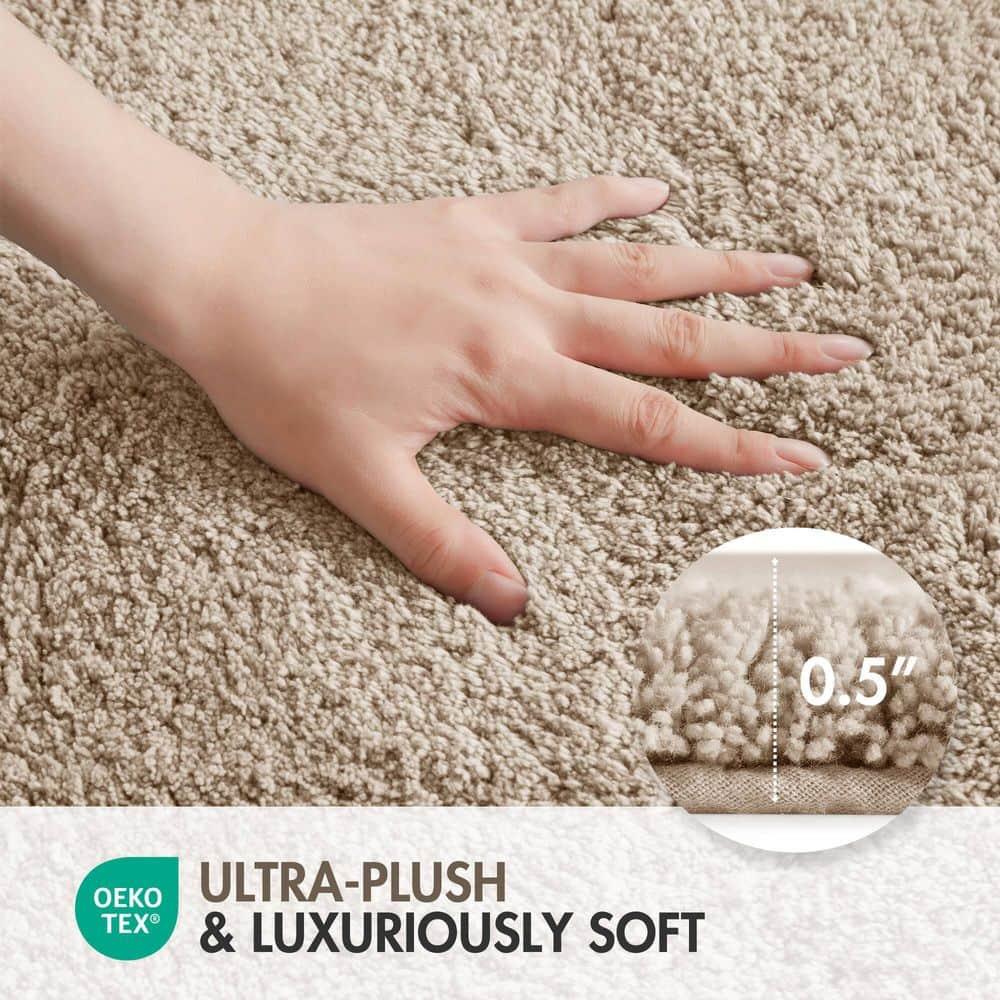 Madison Park 100% Cotton Tufted Bath Rug with Non-Slip Backing