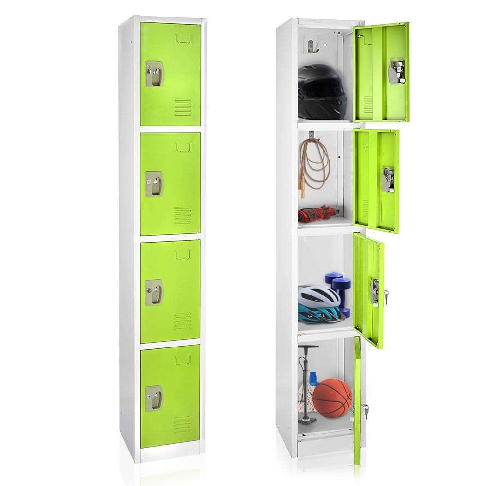 12'' Wide Steel 4-Tier School and Gym Locker